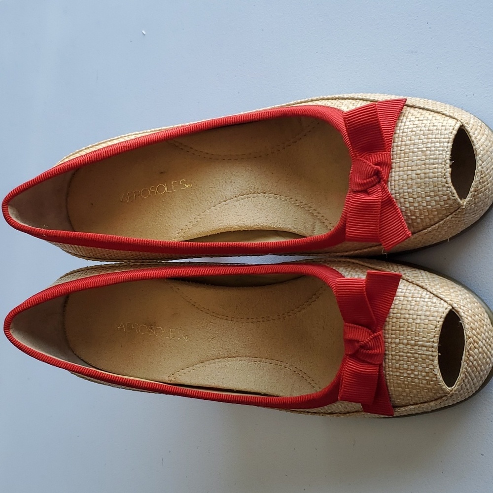Aerosols wicker heels size 6 1/2